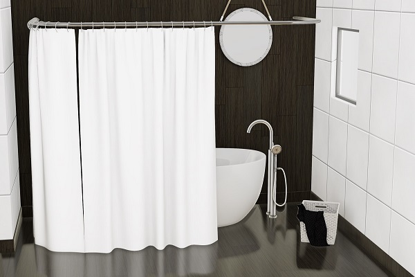 See it SAFE Shower curtain white