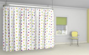 See it SAFE privacy curtains Raining Dots