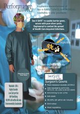 See it SAFE MAX Surgical Gown green